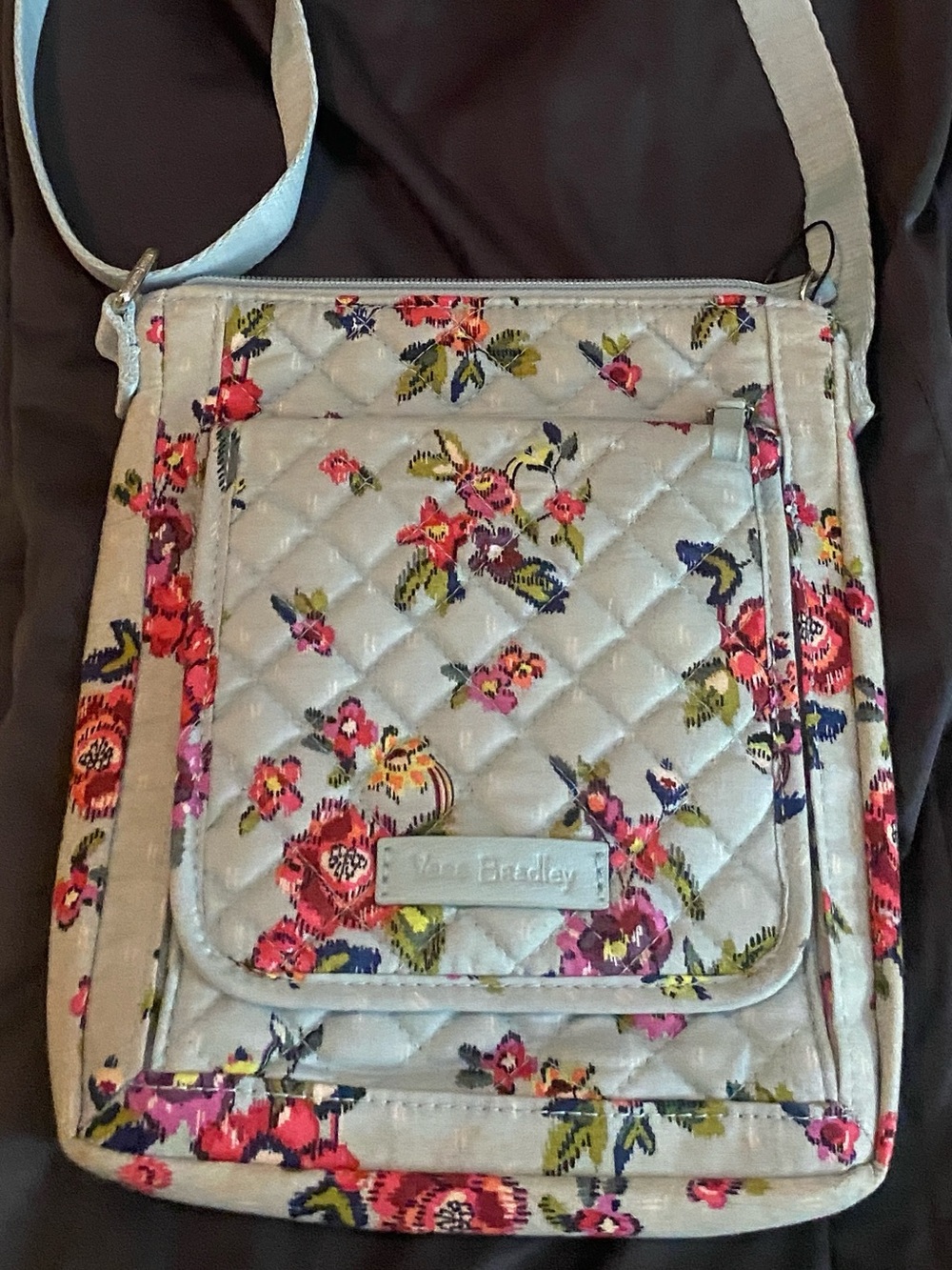 Vera Bradley water bouquet pattern, Crossbody small purse